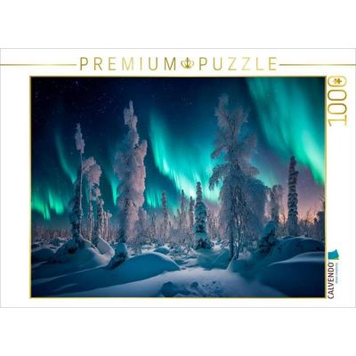 CALVENDO Puzzle Aurora Borealis | 1000 Teile Lege-Größe 64x48cm Foto-Puzzle für glückliche Stunden