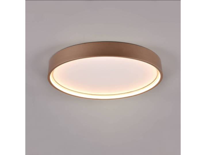 Trio Lighting LED Deckenlampe Doha, braun / rost, für Wohn- / Esszimmer, Metall, LED Deckenleuchte