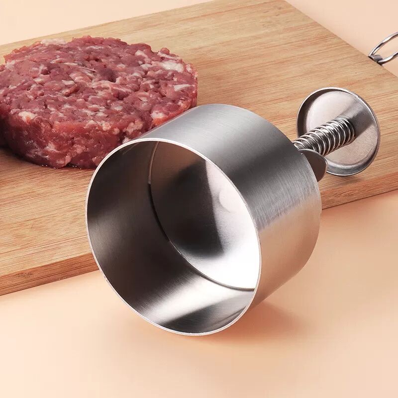 INF Presse à hamburger en acier inoxydable 304 10 cm