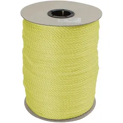 Dönges, Seil, Faserseil aus Polypropylen, 24 mm, gelb, gedreht, imprägniert