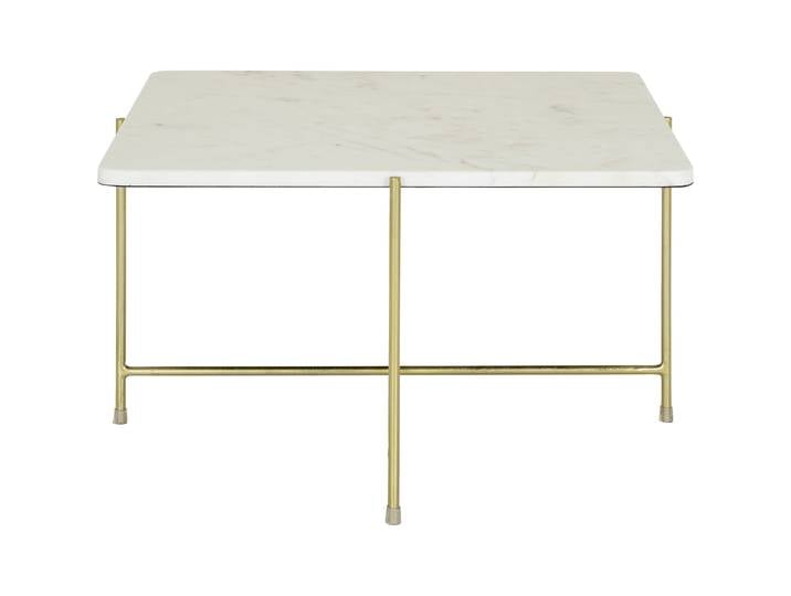 Salontisch Vanja weiss Marmor B 65 H 40 cm - Salontisch