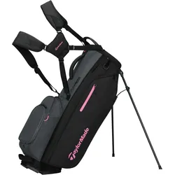 TaylorMade FlexTech Crossover Standbag - Grey/Black/Neon Pink