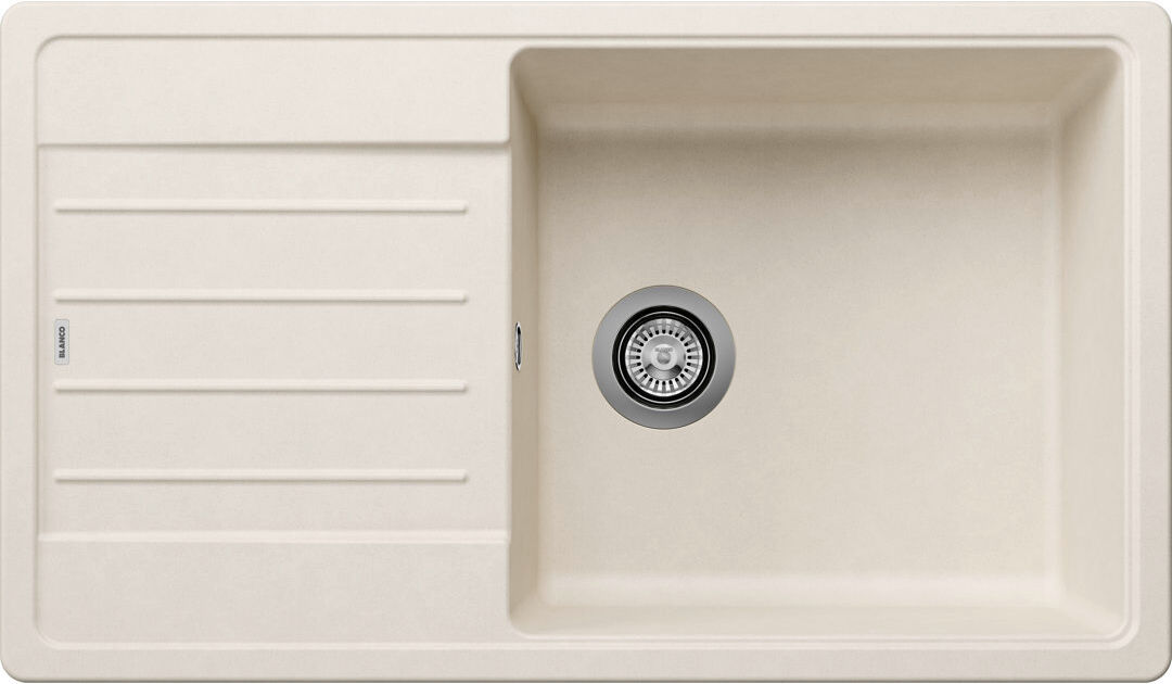 Blanco LEGRA Family Single Bowl Inset Kitchen Sink Soft White 202mm L