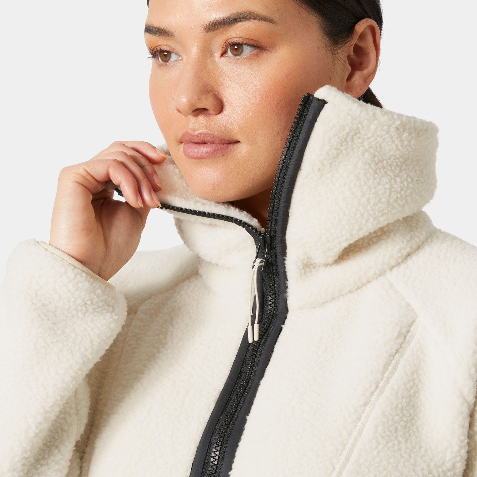 Helly Hansen Women's Bliss Pile Fleece 1/2 Zip - White/Cream - L