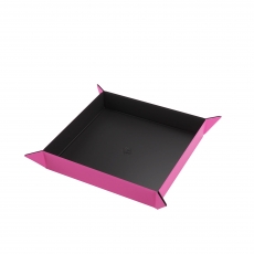 Gamegenic Magnetic Dice Tray - Square - Black/Pink - Würfelteller 295209