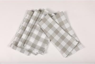Manor Luxe Gingham Check-Classic 20X20-Napkins-Set of 4
