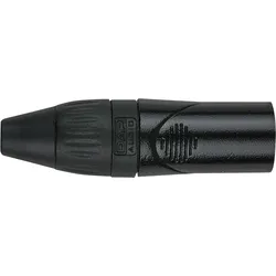DAP XLR 3P X-type - male Schwarze Kappe