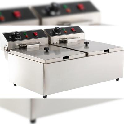 CombiSteel Elektro tischfritteuse 2x6 l