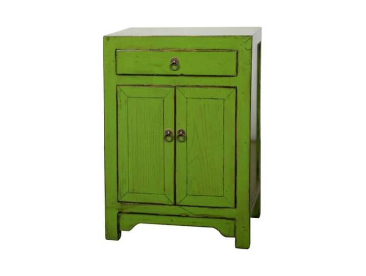 Table de chevet Chinois - Fine Asianliving - Vert High Gloss - W42xD32 x H 60 cm