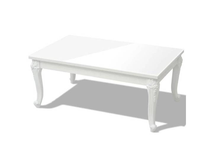 Table basse - CLOUD - 100x60x42 cm Laquée Blanc - Pour Salon - 243380