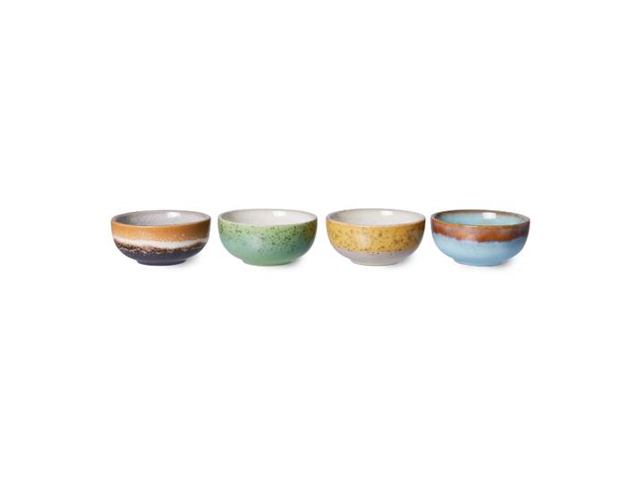 HKliving Petit bol 70 s lot de 4 Multi'