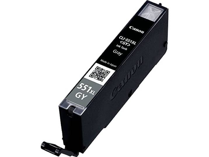 Canon Inktpatroon CLI-551 XL GY - grijs grijs 11 ml voor PIXMA printer ORIGINAL