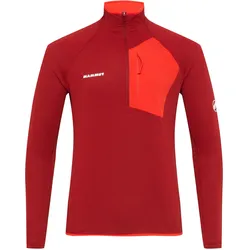 Mammut, Herren, Funktionsshirt, Aenergy Light ML Half Zip Pull Men (M), Rot, M