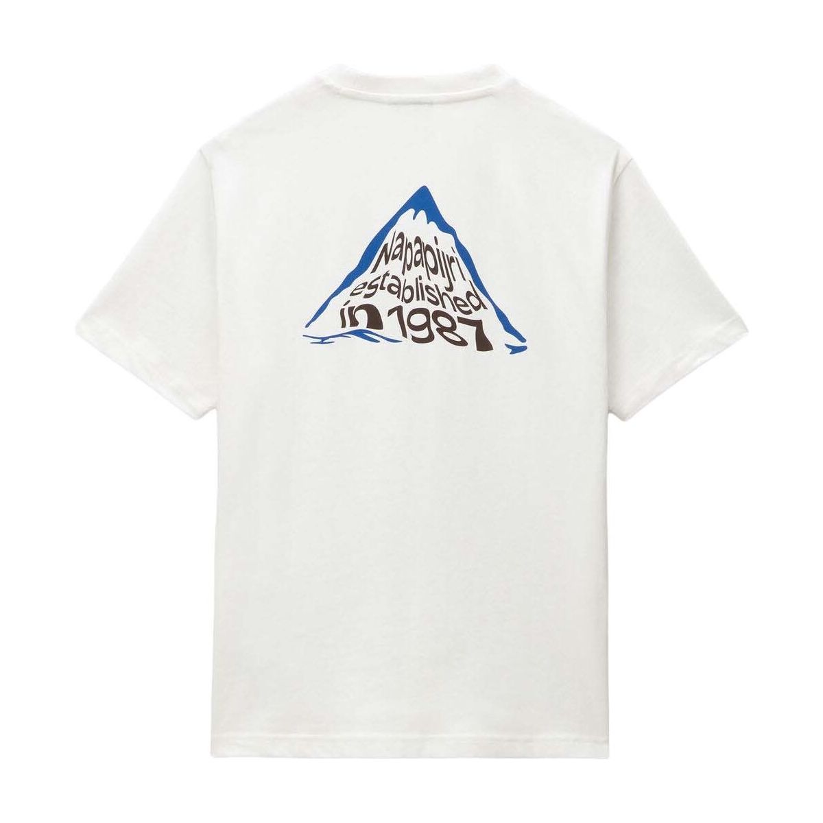 Napapijri S-tee Softshell white whisper (N1A) XL NP0A8ANHN1A1003