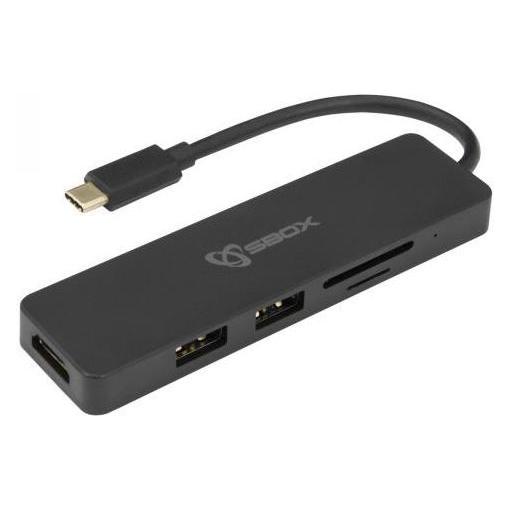 Sbox TCA-51 USB-C station (USB-C, 5 Ports) (TCA-51)