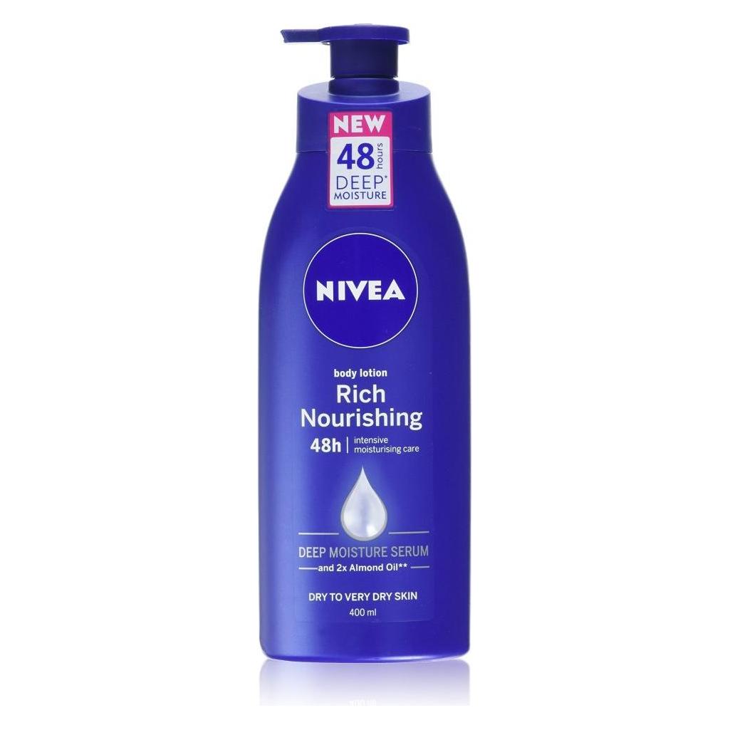 Nivea Nourishing Hydration Body Milk w. pump (400 ml) (4005900440891)