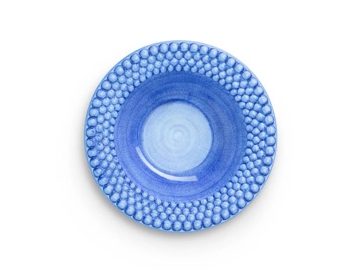 Mateus Assiette creuse Bubbles 25 cm Bleu clair