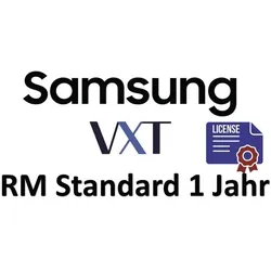 Samsung VXT RM Standard License, 1 Year Kommerziell 1 Lizenz(en) Abonnement 1 Jahr(e)