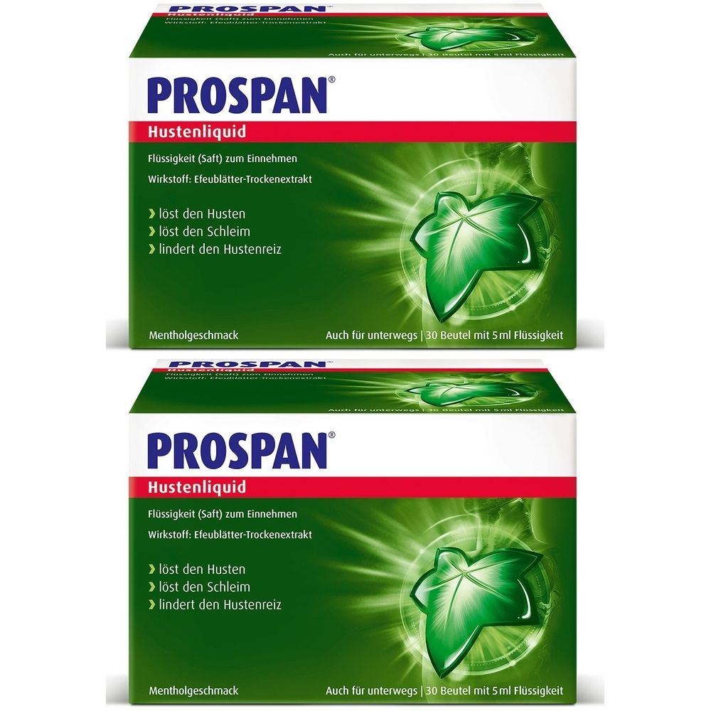 Prospan Hustenliquid im Portionsbeutel 2x 2x30x5 ml Flüssigkeit zum Einnehmen