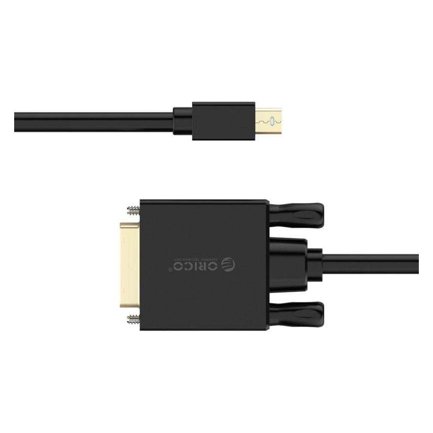 Orico XD-MDTD Mini DisplayPort auf DVI Full HD 60 Hz Kabel 2 m - Schwarz (2 m) (62438337)