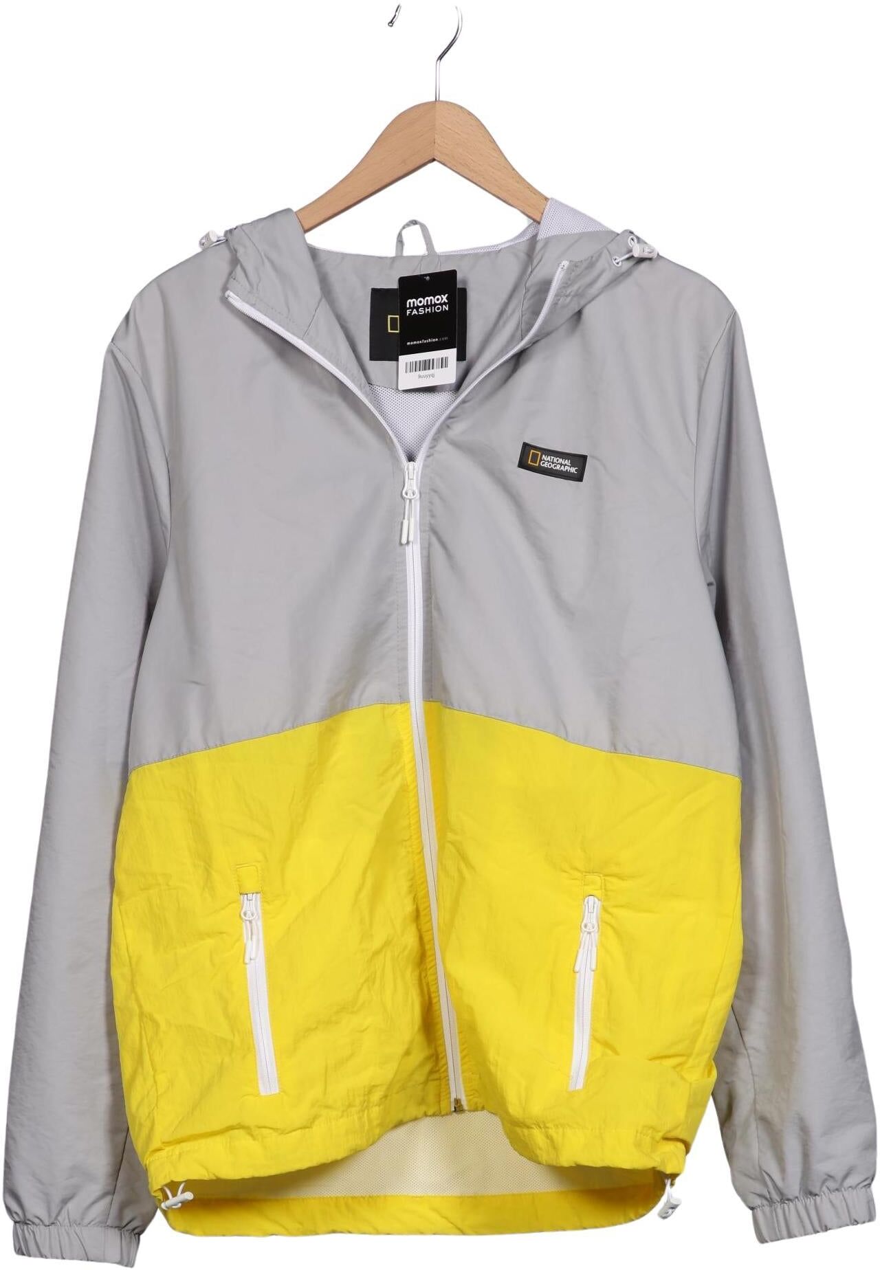 National Geographic Herren Jacke, Neon, Gr. M, Synthetik - Second Hand