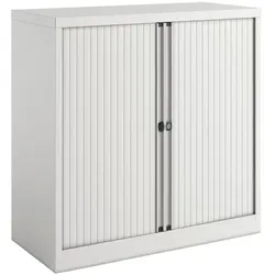 Bisley Rollladenschrank »Essentials« 2 OH grau, 100x101.5x47 cm