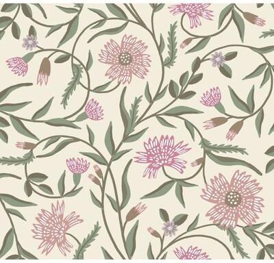 Rifle Paper Co.Aster Rose Wallpaper