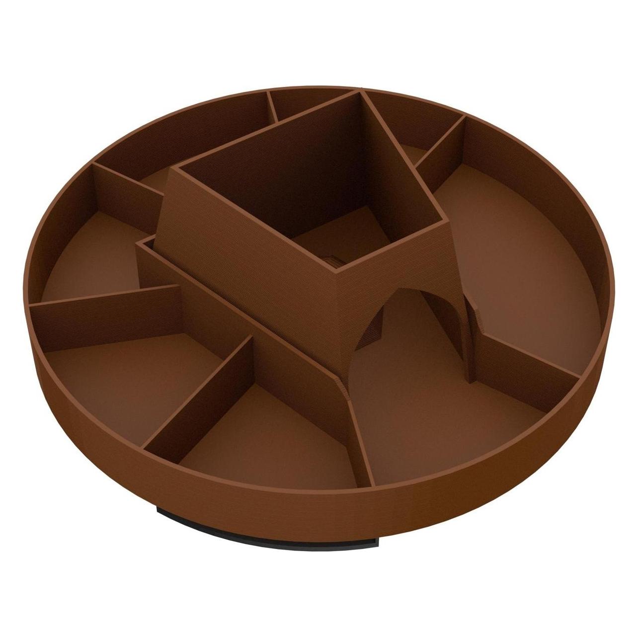 Feldherr Token-Tray CAROUSEL für Flügelschlag, braun (Kunststoff) (433298)