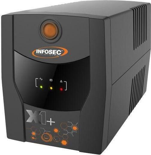 Infosec INF_661062 Noodstroomvoorziening UPS X1+ 700, 700VA, 360W, 2x FR/Schuko