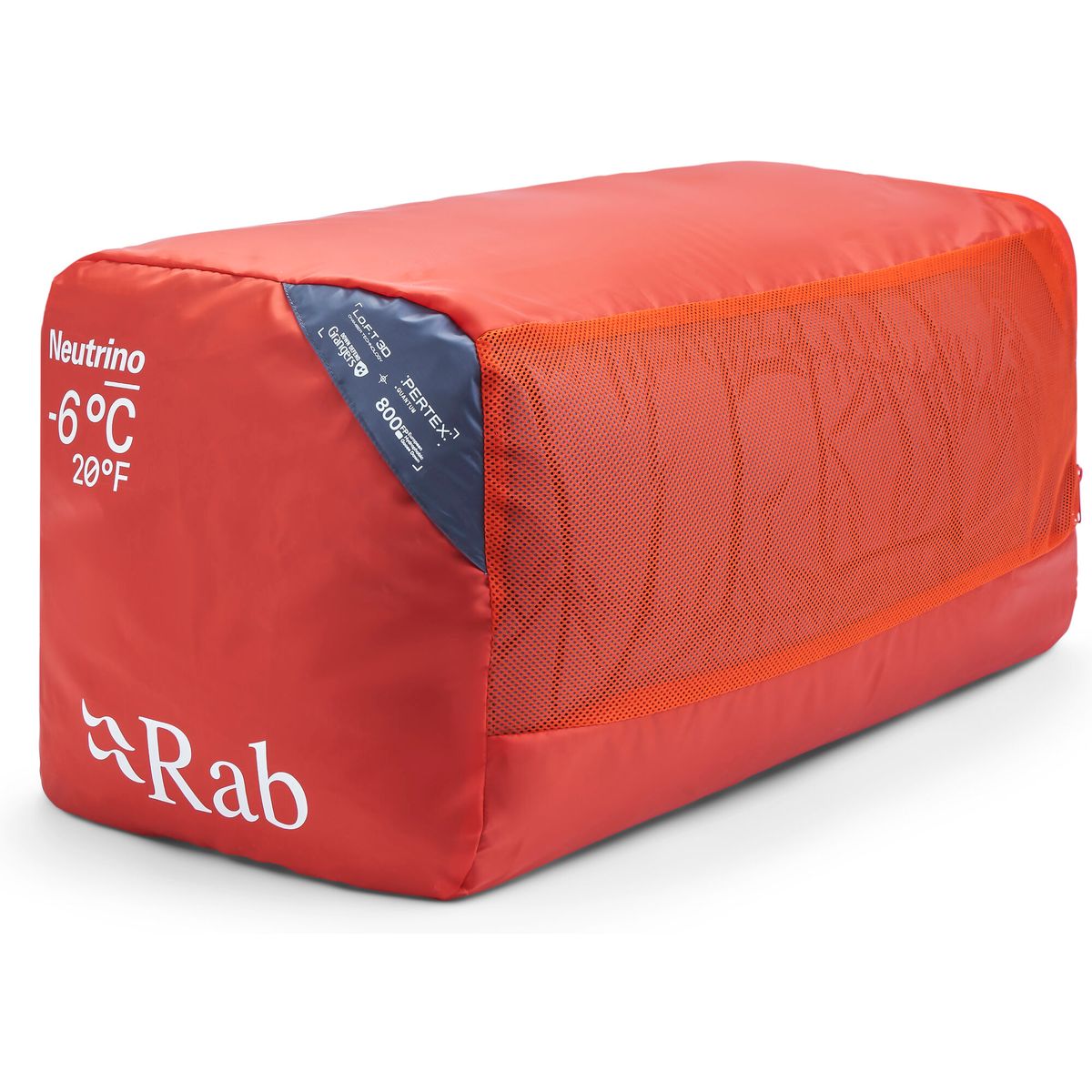 Rab Neutrino -6C / 20F graphene/dark pollen (GDP) Left Zip QSN-16-GDP-REG-LZ