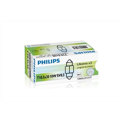 PHILIPS Glühlampe, Innenraumleuchte Sofitte LongLife EcoVision 10W (1 Stk.) 12860llecocp