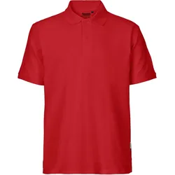 Neutral Herren Bio Piqué Polo O20080 red XXL