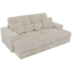 4-SITZER SOFA ANERA - Beige Cord