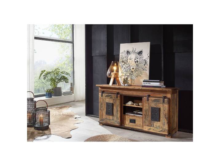 Enfilade II 128 x 70 x 45cm Marron/Marron