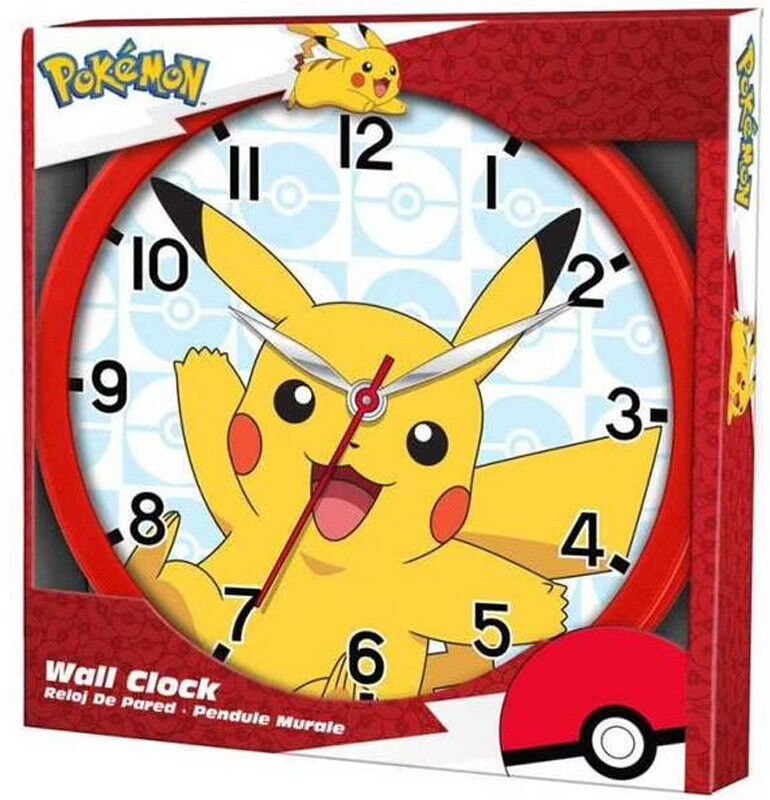 Horloge murale 25 cm Pokemon - Kids Euroswan