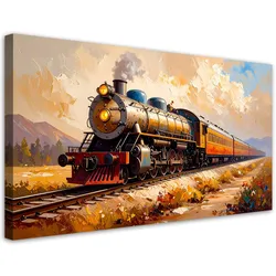 LEINWANDBILD Personenzug 100x50cm