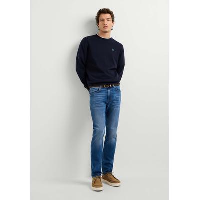 Slim-fit-Jeans PEPE JEANS "schmal geschnittene Jeans SLIM JEANS PIPE", Herren, Gr. 31, Länge 30, blau (faded pepe blau), 80% Baumwolle, 15% Lyocell, 3% Elastomultiester, 2% Elasthan, Jeans Slim-fit-Jeans