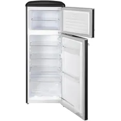 Exquisit Exqu K?hlGefr RKGC27045H160E mattschw. 811531304, Kühlschrank Freistehend, Schwarz