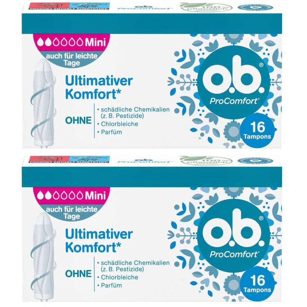OB Procomfort Mini x2 2x16 St Tampon