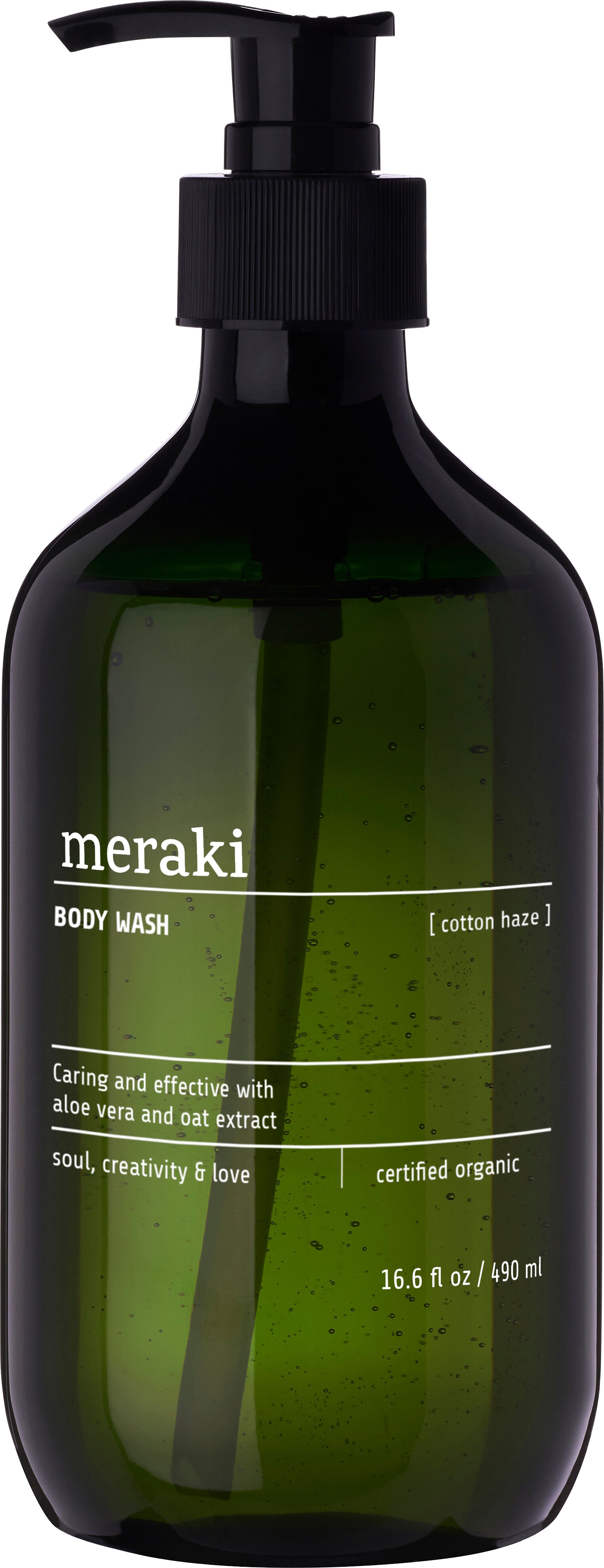 Meraki Body Wash, Cotton Haze 490 ml