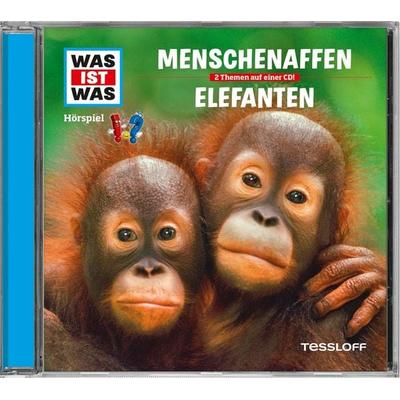 WAS IST WAS Hörspiel-CD: Menschenaffen/ Elefanten - Kurt Haderer, CD, 9783788627331
