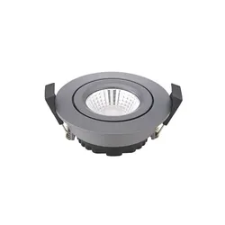 Sigor Einbauleuchte 68 Diled 6W 380lm 3000K Anthrazit 36° dimmbar