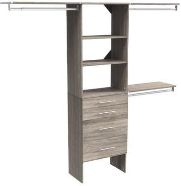 ClosetMaid SuiteSymphony Modern 4-Drawer 25-Inch Tower Closet Organizer