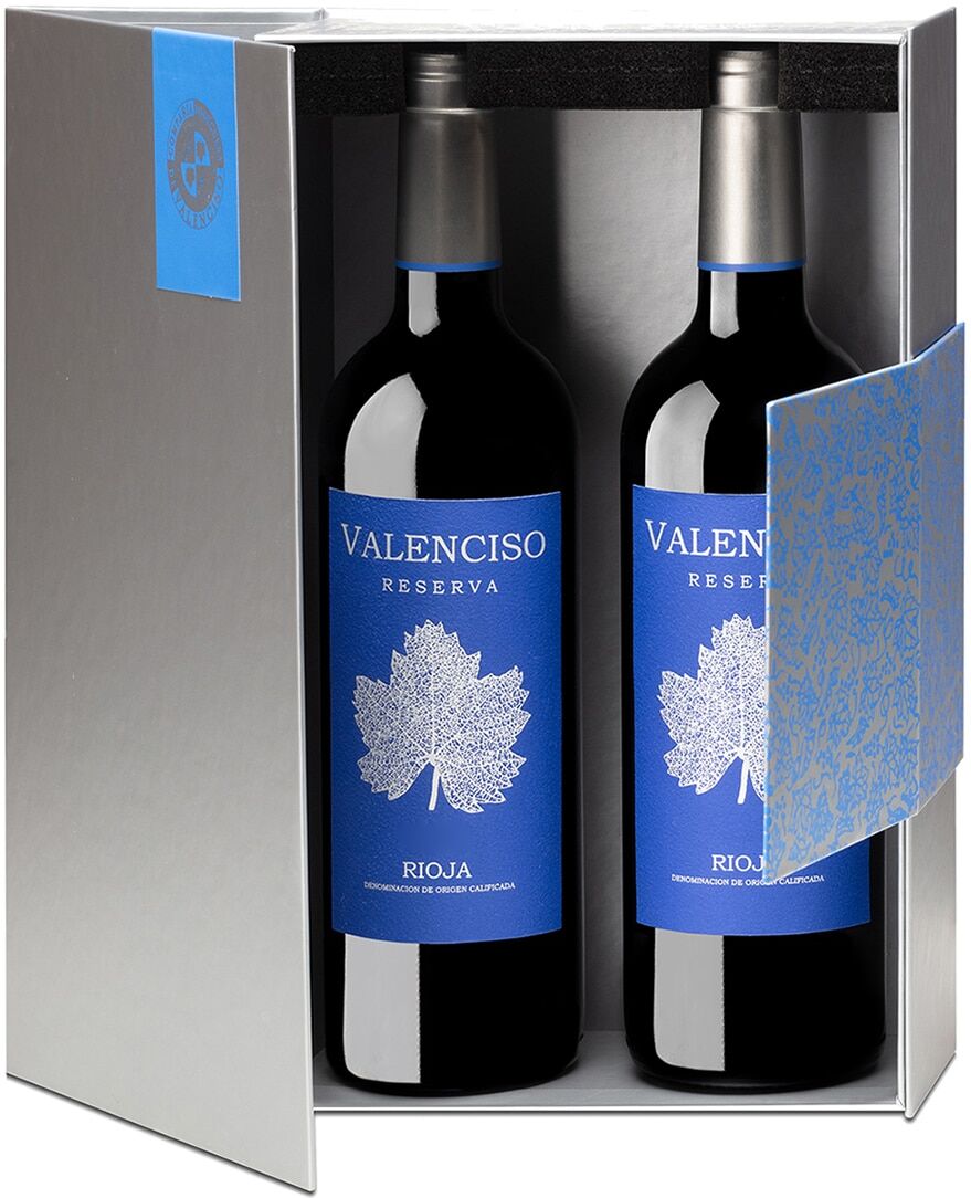 Valenciso Estuche vinos tintos Reserva tempranillo 2019 Rioja.