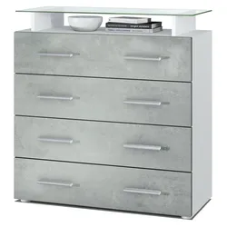 KOMMODE Pavos Beton Oxid Optik