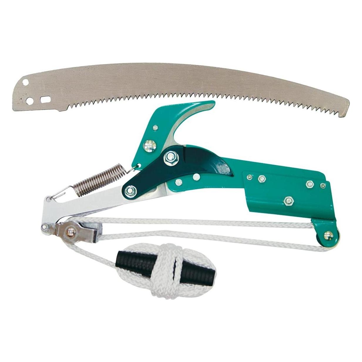 Greenmill GR6603 Astschere mit Seilzug und Säge Baumsäge Sägelänge: 30 cm Max. Schnittdurchmesser: 3 (CEN-73471)