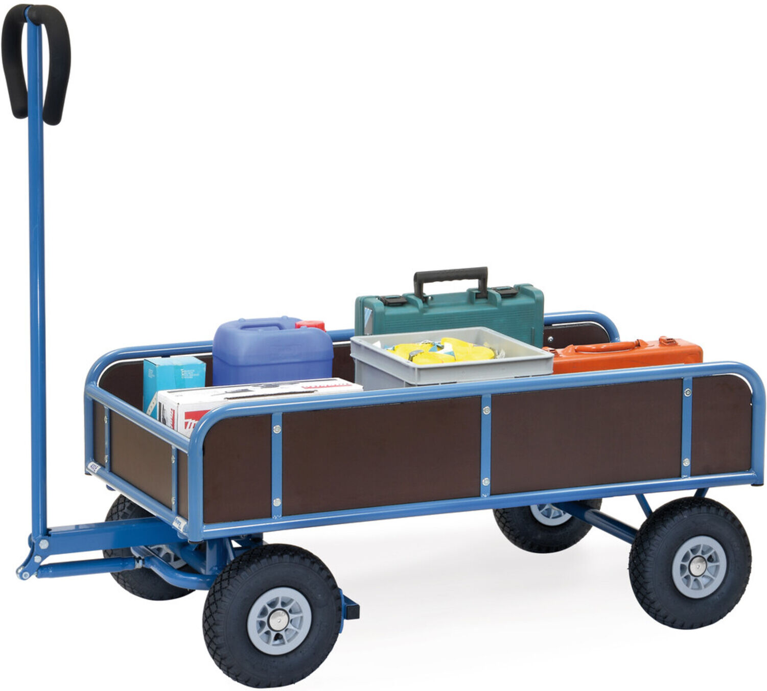 fetra Handwagen 4124L, Tragkraft 400kg Luft-Bereifung)