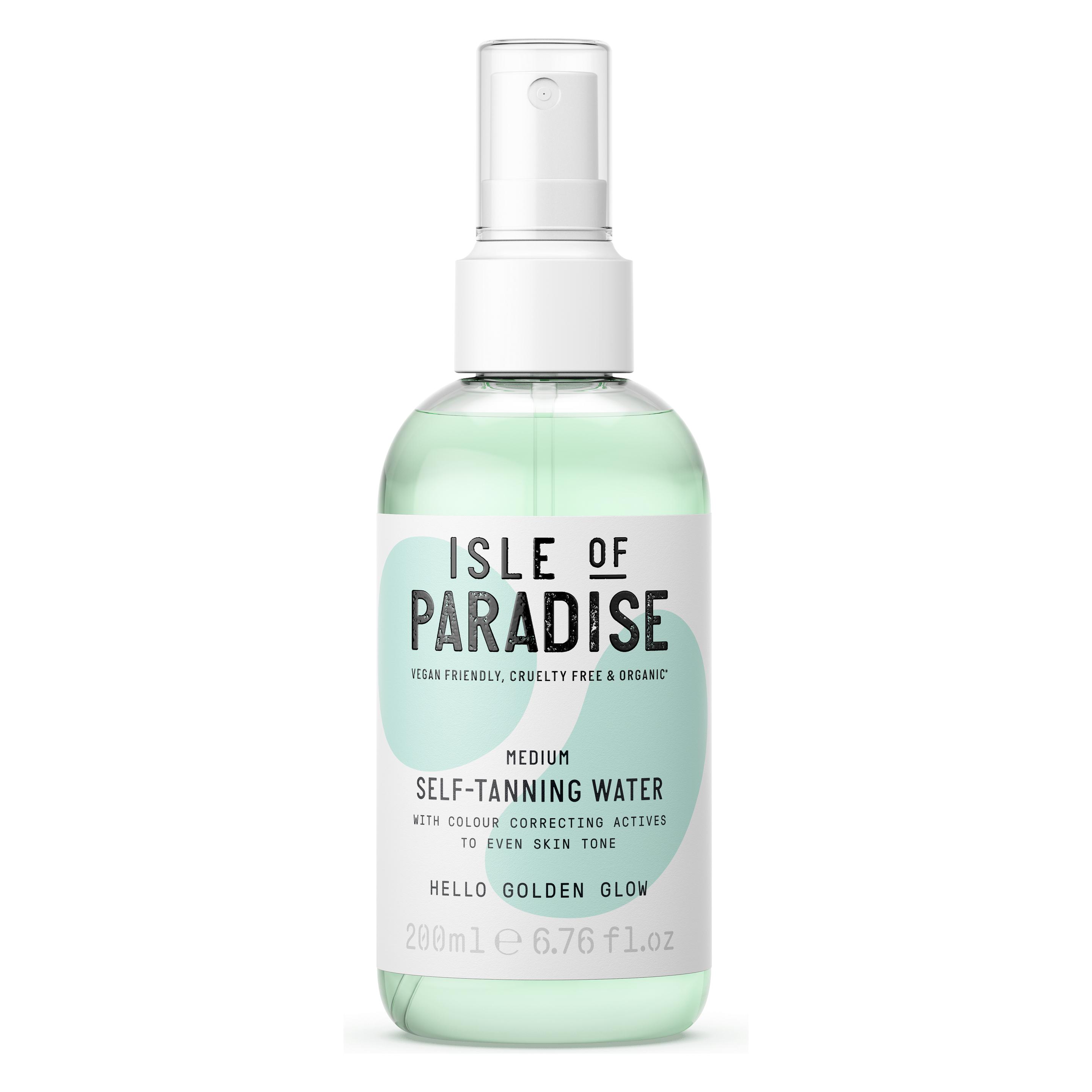 Isle of Paradise Medium Self-Tanning Water Selbstbräunungs-Spray 200 ml Natürlich Körper (Selbstbräunungsspray, 200 ml) (IP890001)