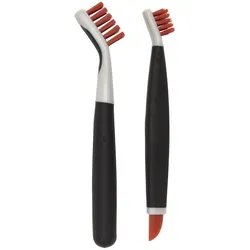 6x OXO Good Grips Reinigungsbürste, Reinigungsutensil, Orange, Schwarz, Weiss