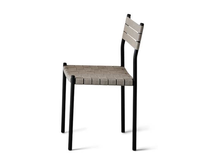 OX Denmarq Nettan Chair black frame Stuhl Naturgewebe